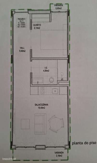 Arrendamento de apartamento T1 em rua da Vitória, 152 - Grande imagem: 4/28