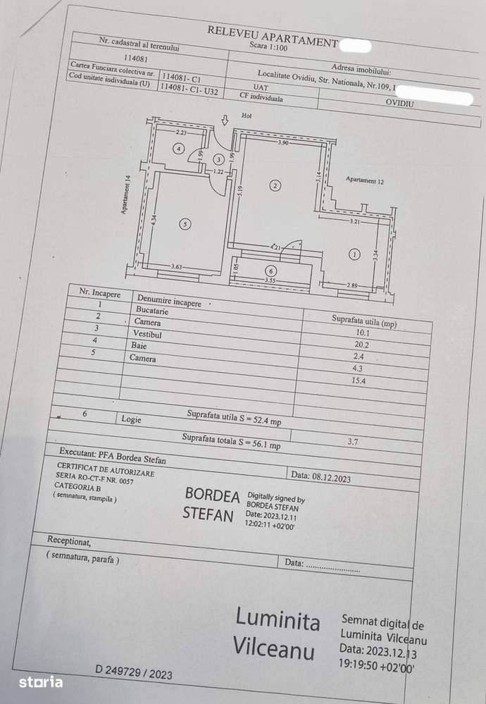 Apartament  2 cam Ovidiu(centru) cu loc de parcare-14