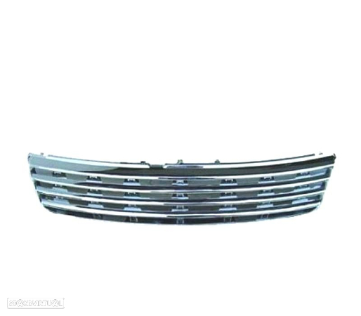 GRELHA FRONTAL SEM SÍMBOLO PARA VOLKSWAGEN VW PASSAT 96-00 CROMADO - 1