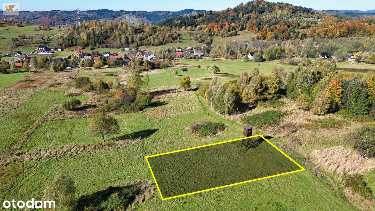 Koszarawa | Działka budowlana 8 arów | MPZP - Pełny obrazek: 5/5