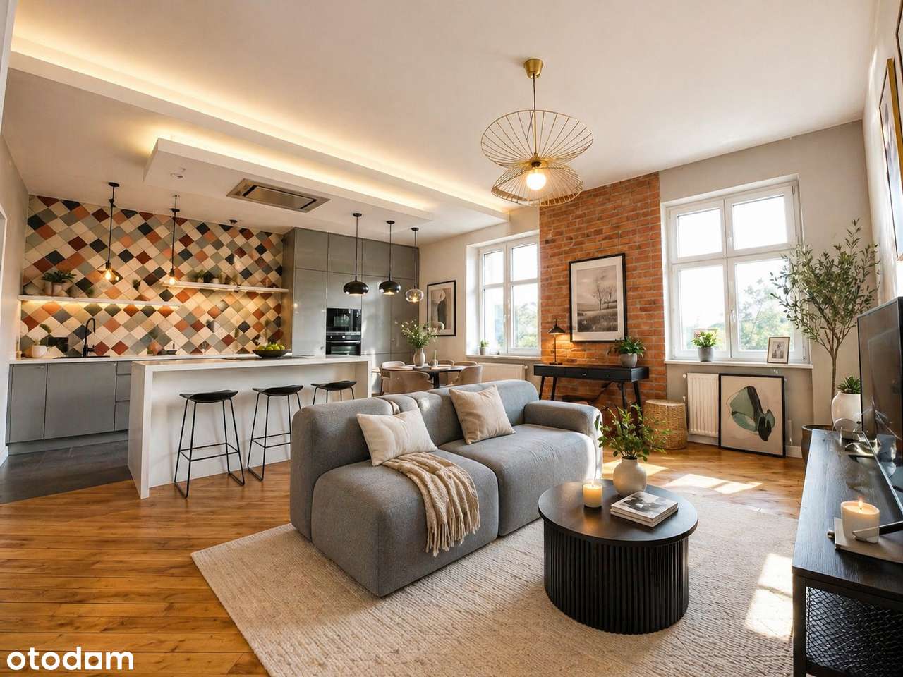 52m2, 2 pokojowe mieszkanie z widokiem na wawel. klimatyzacja.-2