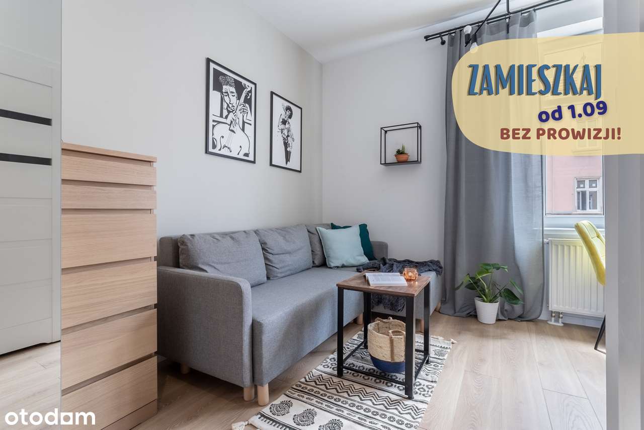 Kolorowe mieszkanie w CENTRUM Wildy od 1 WRZEŚNIA