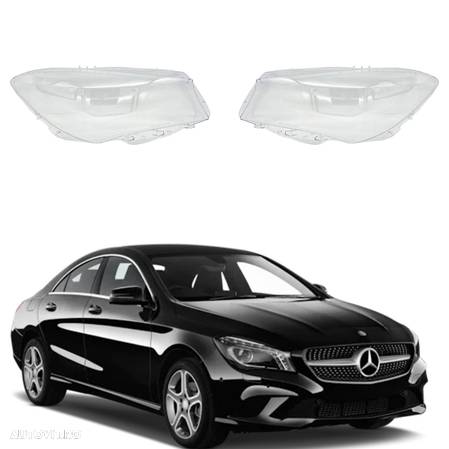 Pachet Sticla Sticle Far Stanga Dreapta Mercedes-Benz CLA-Class C117 2013 2014 2015 2016 - 2