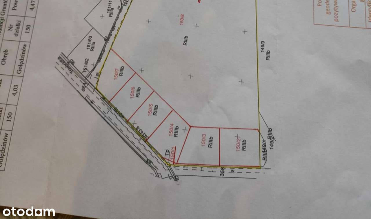 Sprzedam działkę budowlaną.