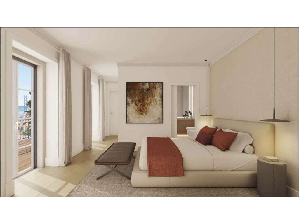 Apartamento T3 com varanda e estacionamento na Estrela-13