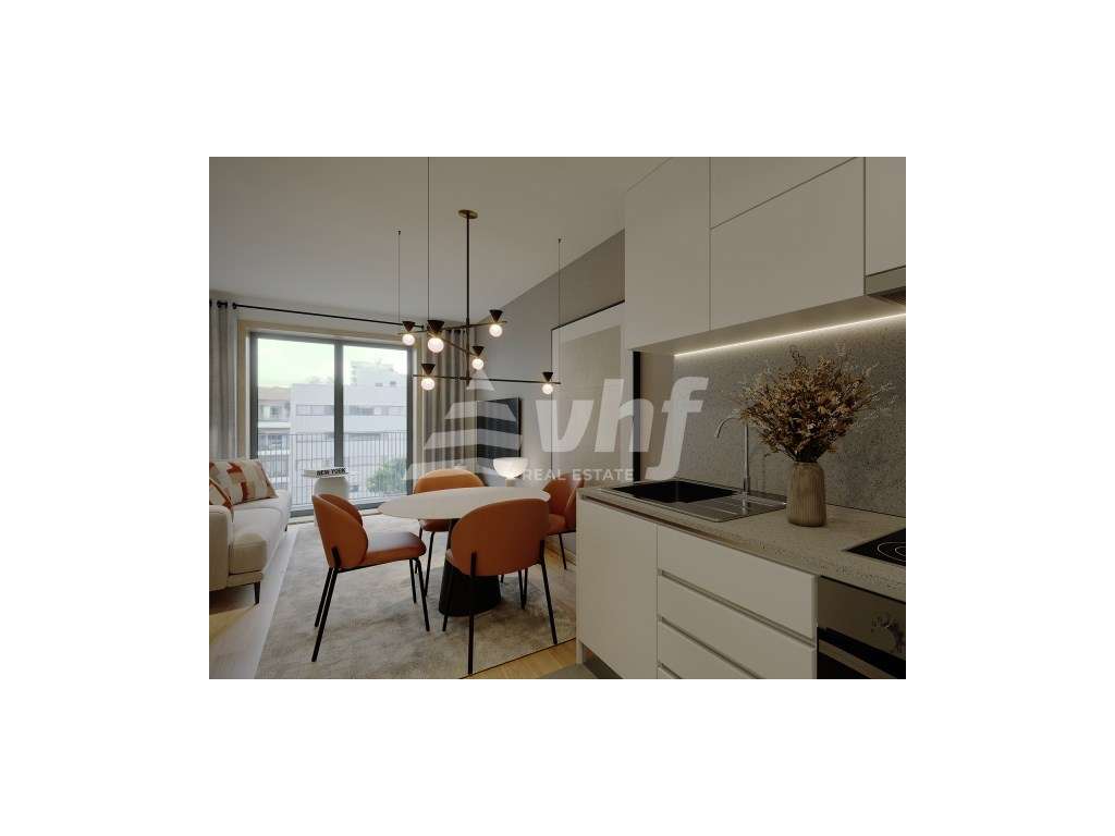 Apartamento T2 para venda em condomínio fechado.-8