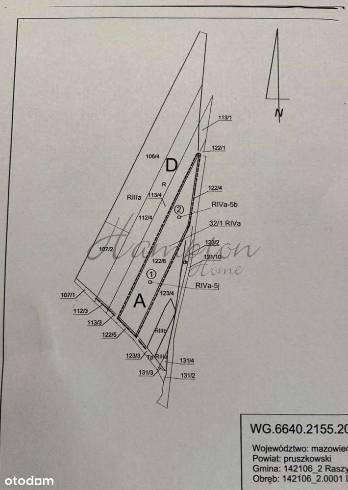 Sprzedam działkę 4800 m2, Dawidy-1