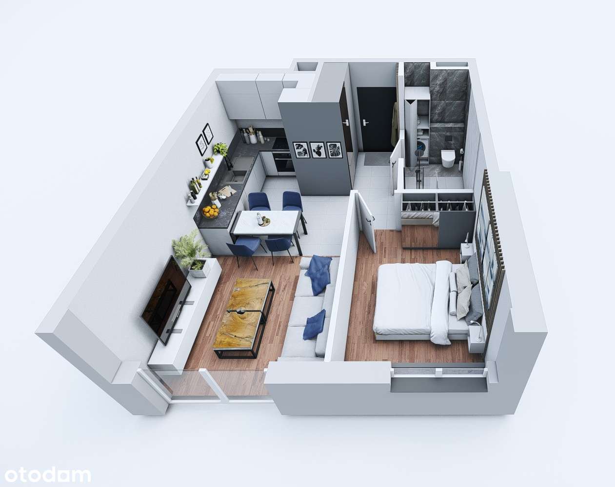 Tarnowskie Góry ul. Łotewska A2/M1 - 2 pok. - Pełny obrazek: 2/14