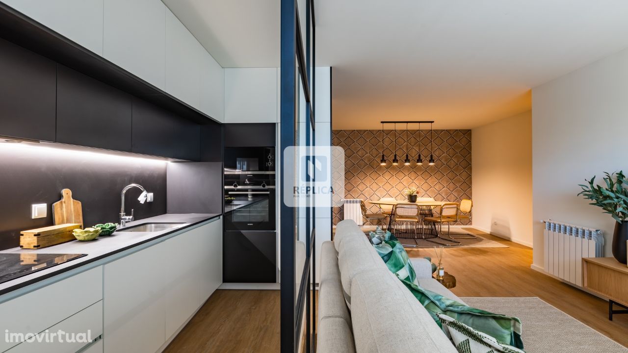 Apartamento T1 Novo com Varanda e Garagem – Antas