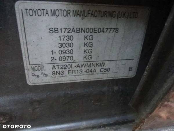 Toyota Avensis T22 Kombi 97-00 klapa TYŁ SZYBA - 8