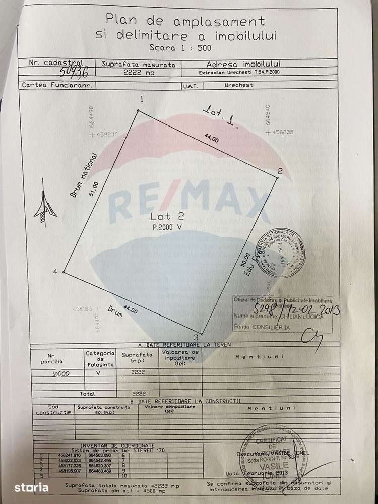 Teren 2222mp Urechesti la DN E85 - Imagine principală: 4/7