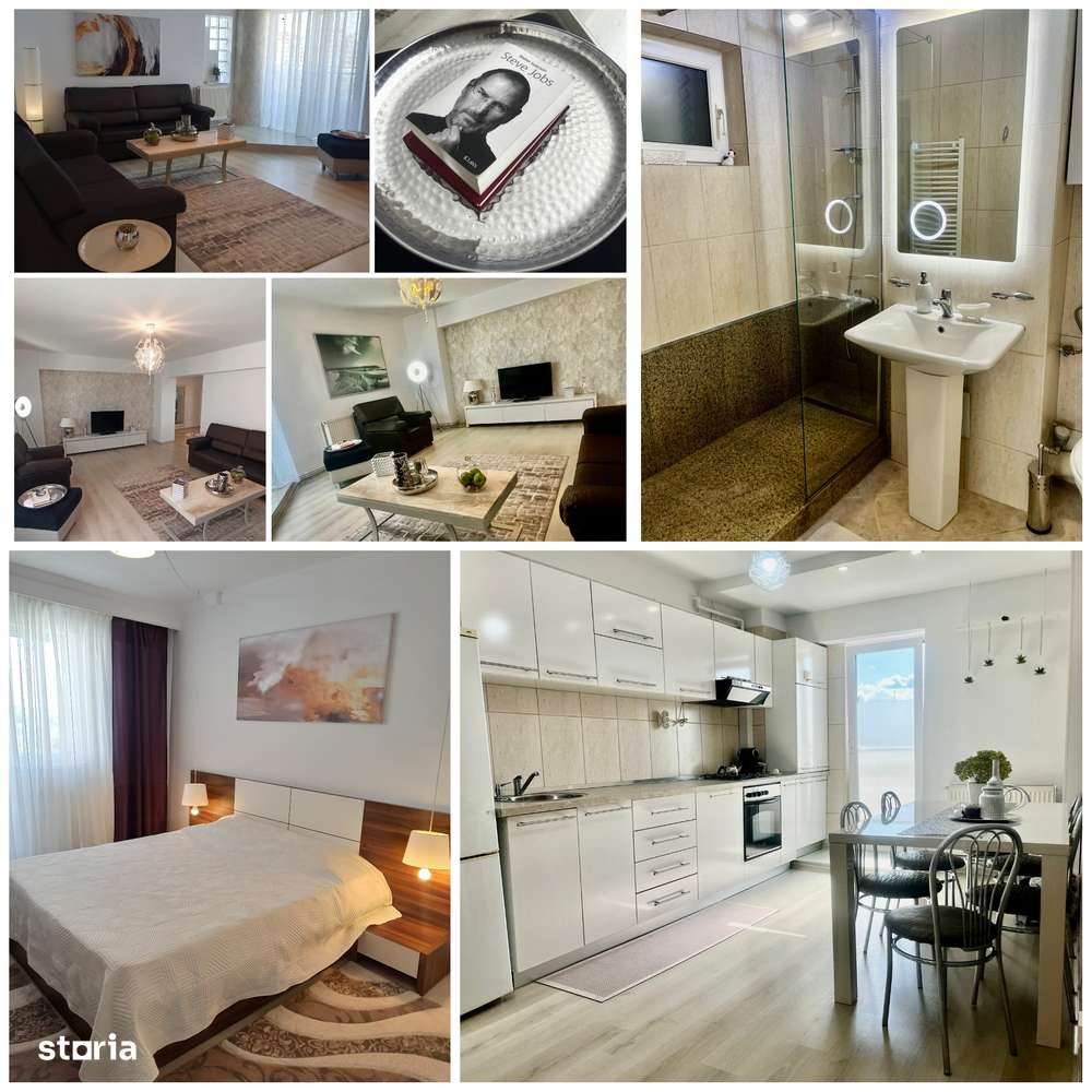 3 camere, Calea Bucuresti, mobilat/ centrala/ finisaje moderne ! - Imagine principală: 1/19