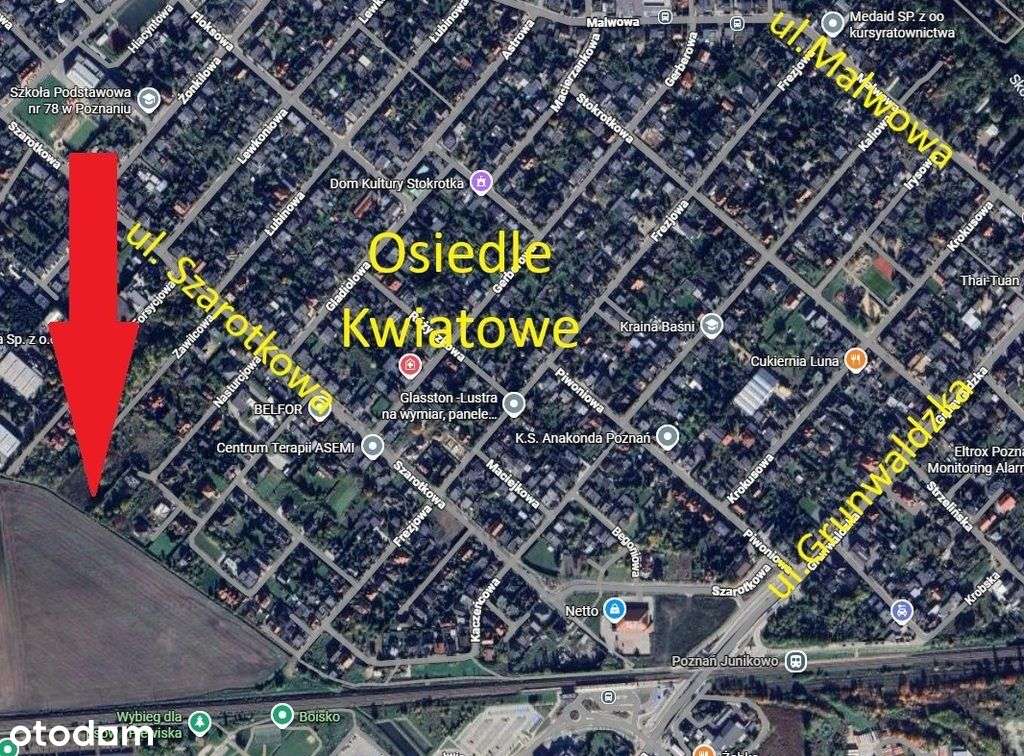 Os. Kwiatowe - działki budowlane Mpzp-3