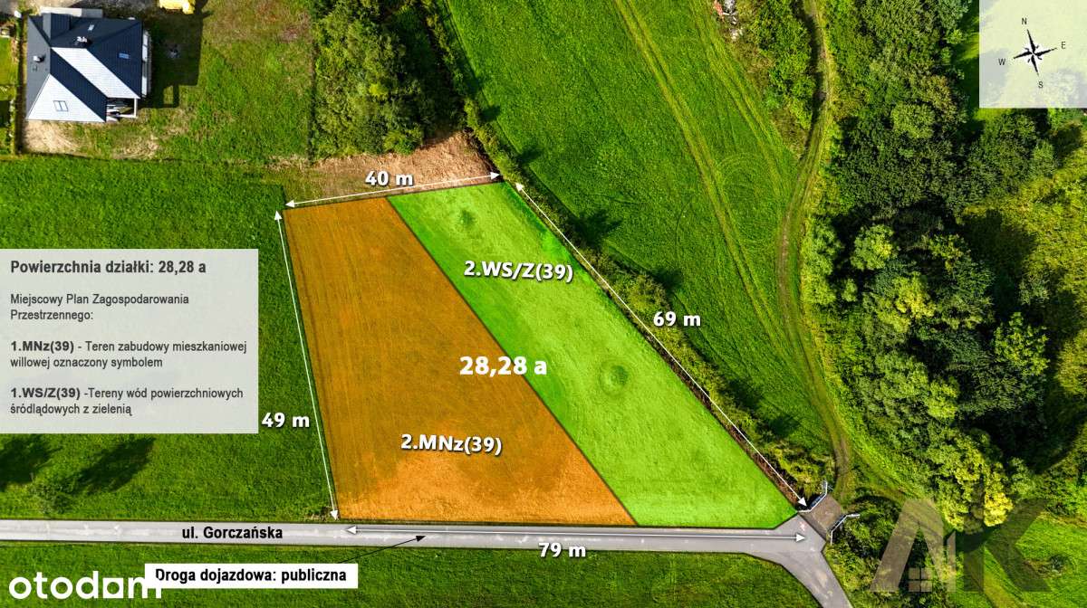 Działka pod wymarzony dom z ogrodem | Nowy Sącz - Pełny obrazek: 2/20