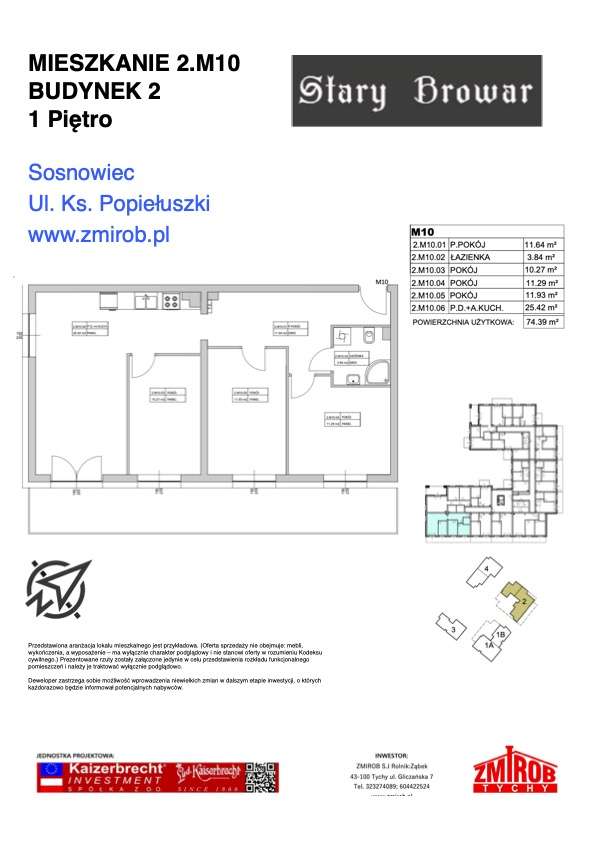 Stary Browar | mieszkanie 4-pok. | 2M10 - Pełny obrazek: 4/9