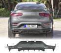 DIFUSOR PARA MERCEDES GLC C253 X253 COUPE AMG 16- LOOK GLC43 PRETO - 1