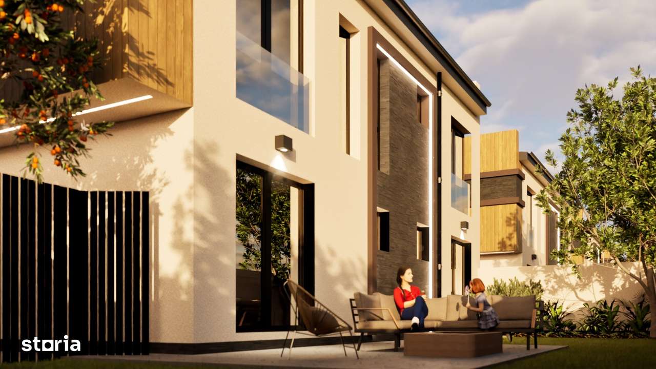 Casa individuala moderna in Bragadiru 3 bai matrimonial inc pardoseala - Imagine principală: 3/8