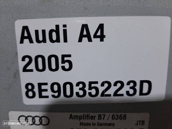 Amplificador Audi A4 Avant (8Ed, B7) - 4