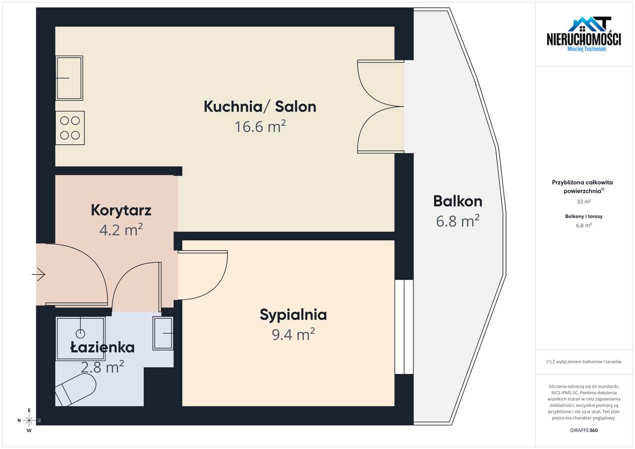 Czernikowo – osiedle „Pod Lasem”, 2-pokojowe mieszkanie na II piętrze-12