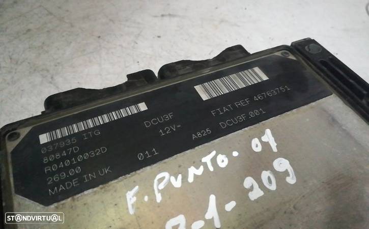 Centralina Do Motor Fiat Punto (188_) - 4