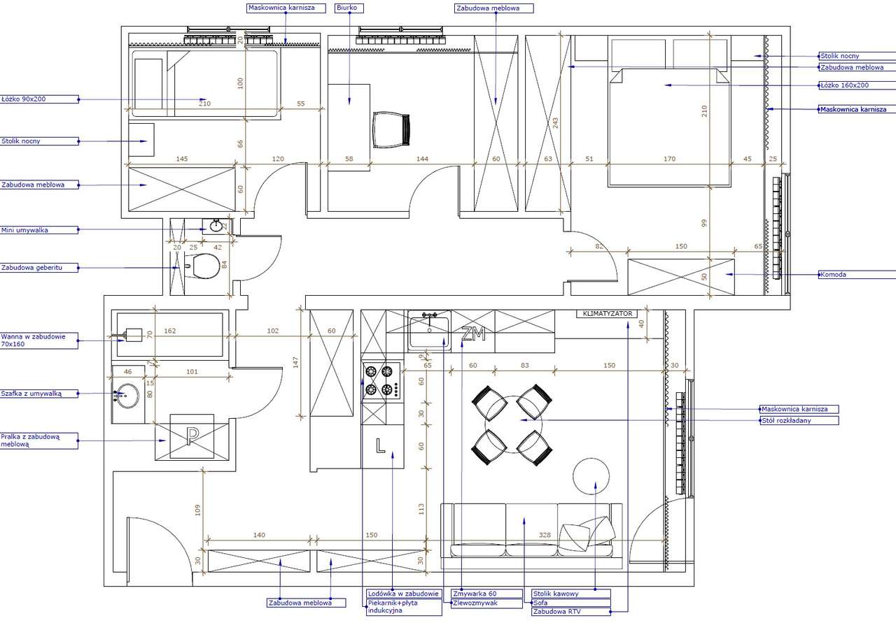 Mieszkanie 58 m² ✮ REMONT POD KLIENTA ✮ 4 pokoje ✮ Balkon ✮ Winda ✮ KW-1
