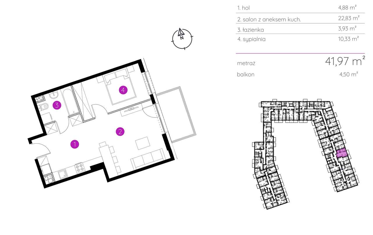2 Pokoje z dużym SALONEM - Tramwaj 3 min - Pełna oferta - Winogrady-1