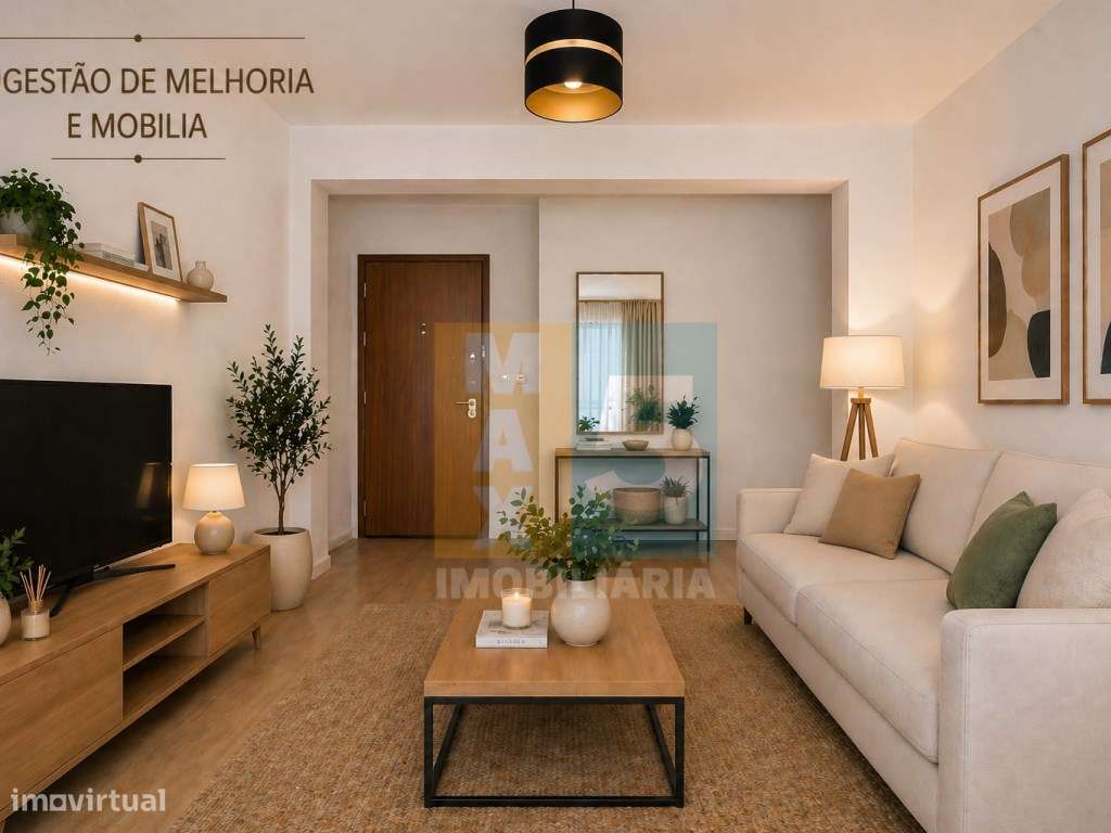T1 com boa luz natural para remodelação total - Vale da Amoreira-10