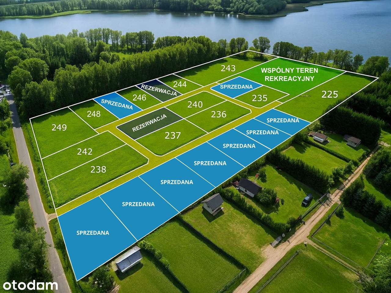 Działka budowlana z linią brzegową na szlaku WJM - Pełny obrazek: 1/16