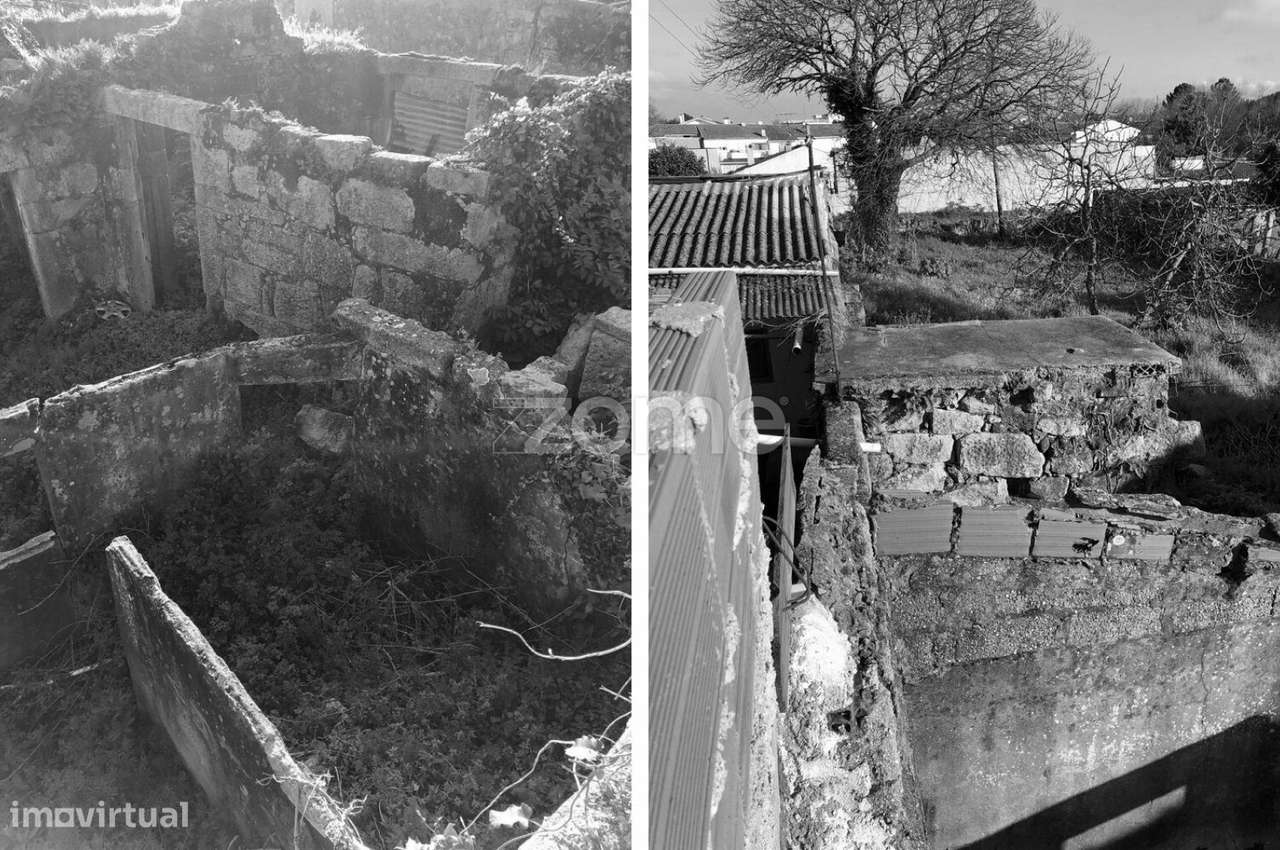 Terreno com ruína e projecto aprovado de moradia térrea. S. Mamede - Grande imagem: 4/19