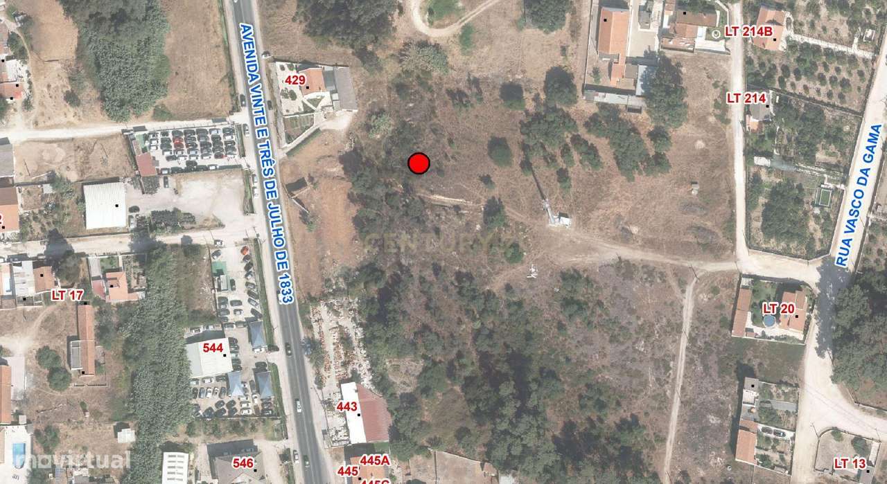 Terreno Rústico 5.644m2 na Estrada Nacional 378 em Fernão Ferro - Grande imagem: 2/3