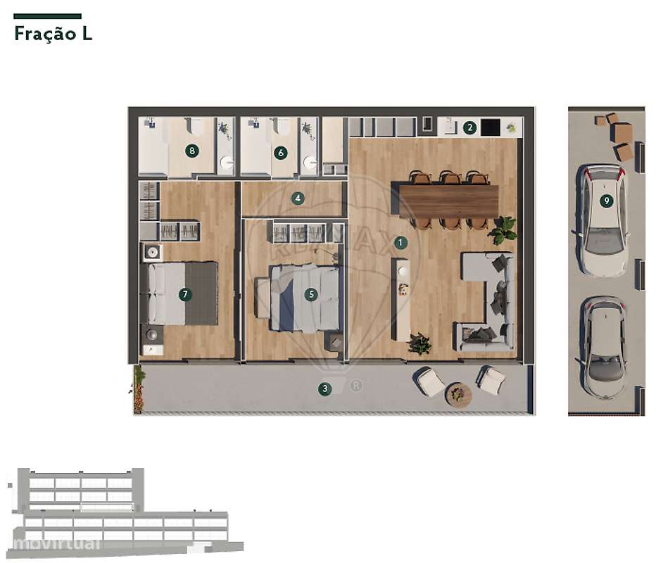Apartamento T2 para venda - Grande imagem: 2/10
