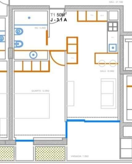 Apartamento T1 em Ramalde, Porto.-24