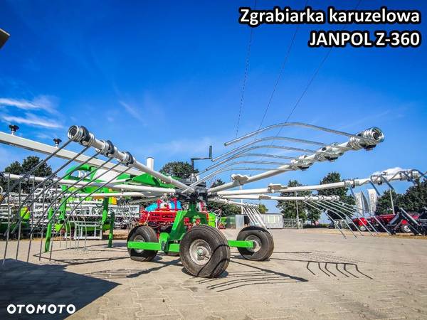 NOWA Zgrabiarka karuzelowa wirnikowa Talex 3,5m 3,6m 4,2m  tandem Metal-Technik JANPOL  Kowalski - 11