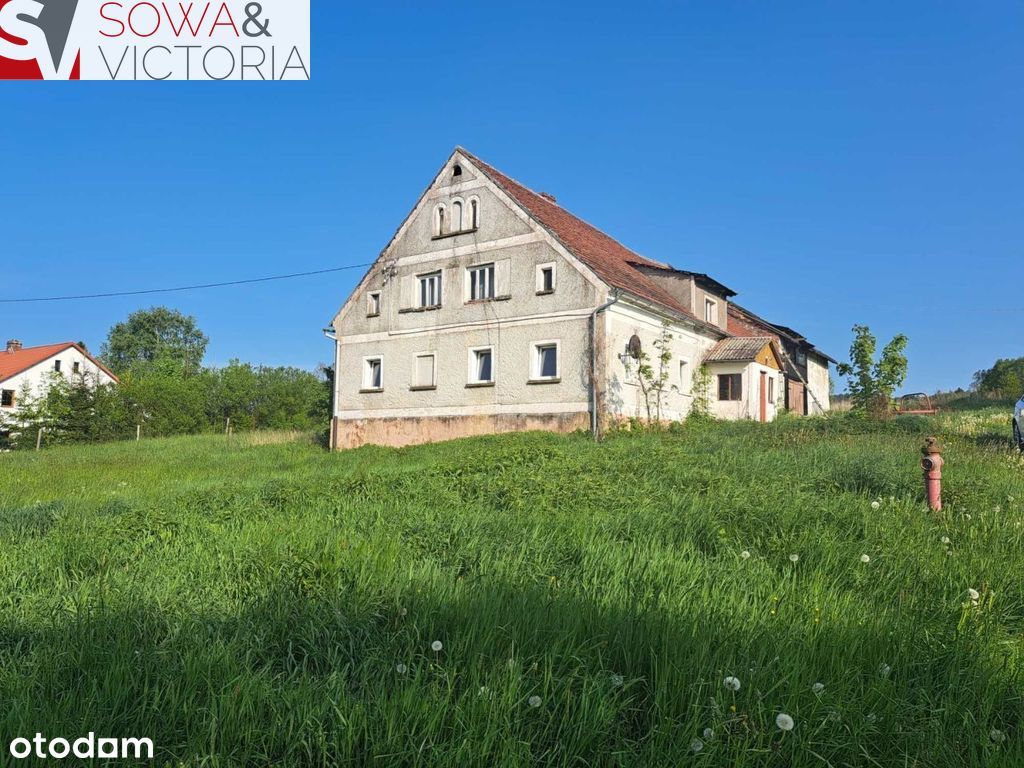 om wśród nielicznej zabudowy w sąsiedztwie zalewu