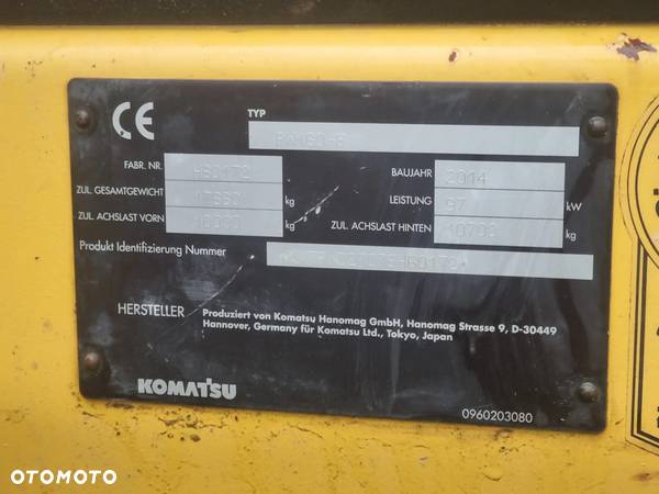 Komatsu PW 160-8 z Niemiec TYLKO 7325 mth - 13