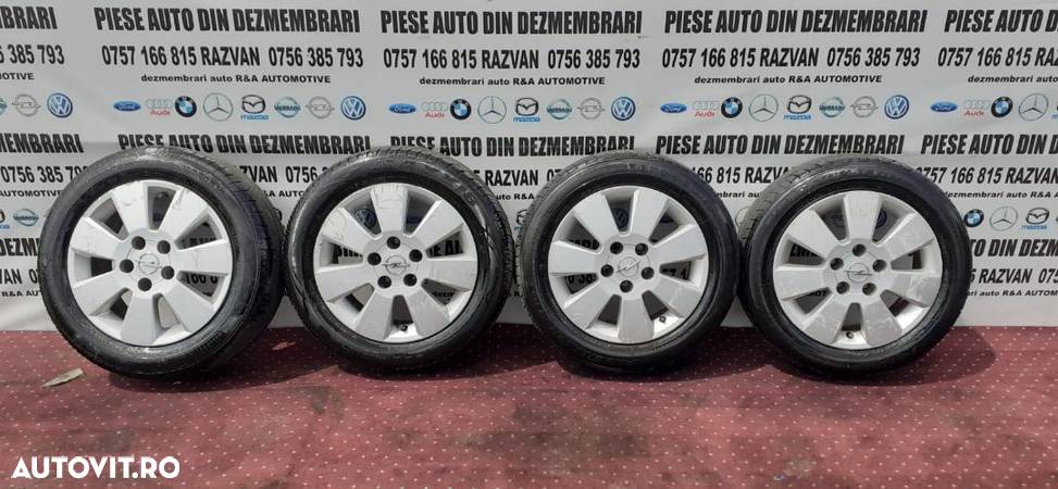 Jante Aluminiu Opel R15 Astra Meriva Zafira 5x108 Anvelope 185/60R15 - 3