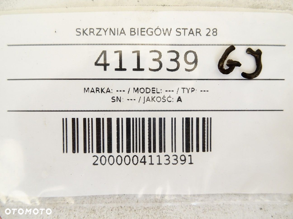 SKRZYNIA BIEGÓW STAR 28 STAR 28 - 2