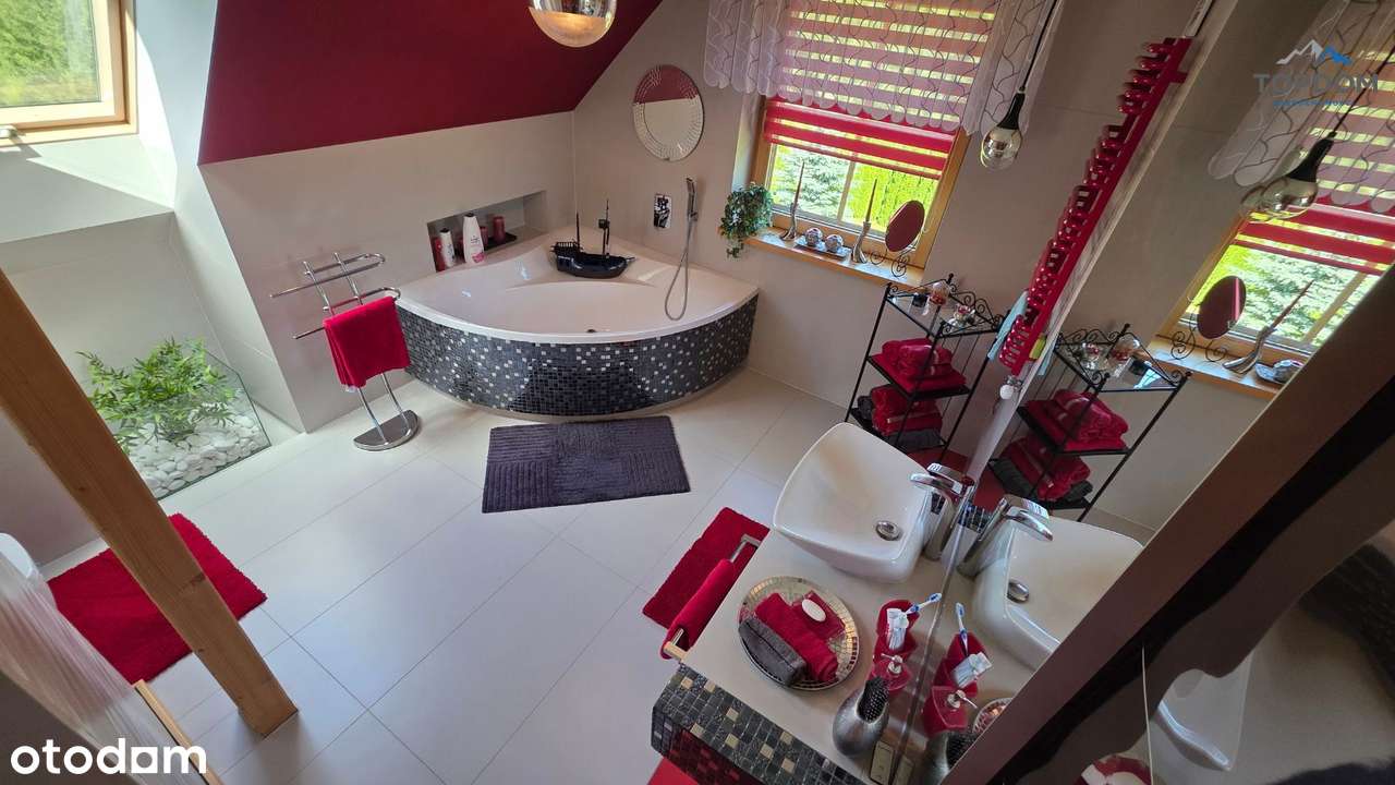 Piękny dom z półbala w Łapszach Niżnych-10