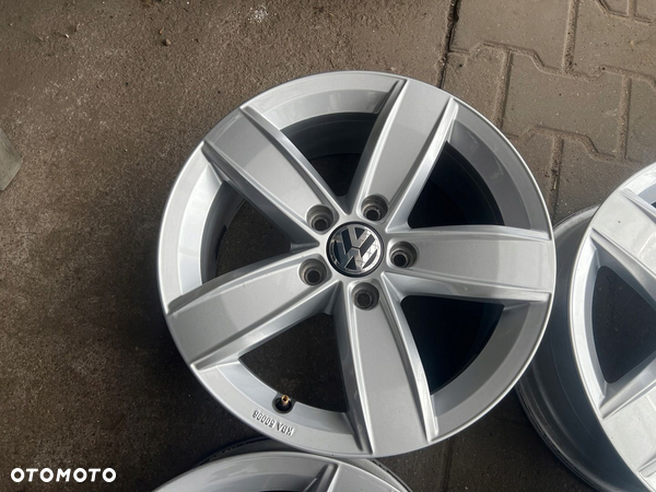 FELGI ALU VOLKSWAGEN VW 7N0 TIGUAN GOLF PASSAT 16 5X112 ET33 ORYGINALNE - 5