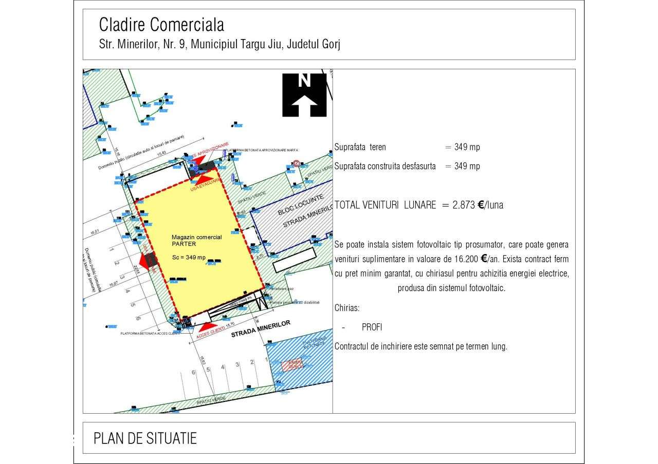 Cladire comerciala Targu Jiu, Minerilor - Imagine principală: 3/4
