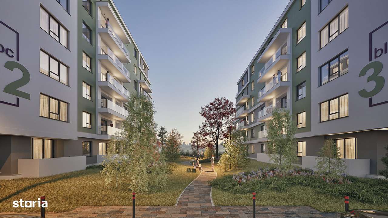 Apartament 2 camere | Spatii verzi și confort | Cartier privat-15