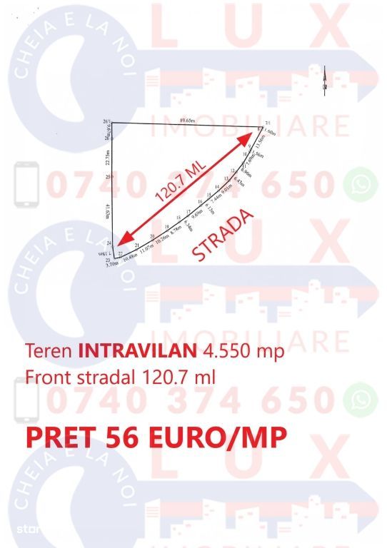 ID 7310 Teren INTRAVILAN - Str Combustibilului