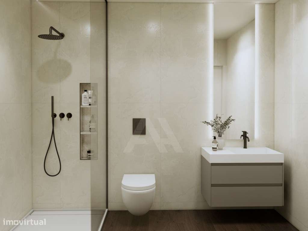 Apartamento T2 novo com piscina e excelentes acessos em Leiria.-12