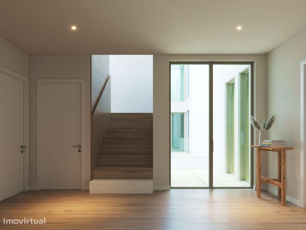 Moradia V3 Geminada com terraço e jardim, a 900 metros do mar-23