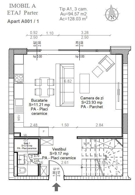 3 camere duplex Pipera | gradina proprie | 94 mp | proiect premiu-9