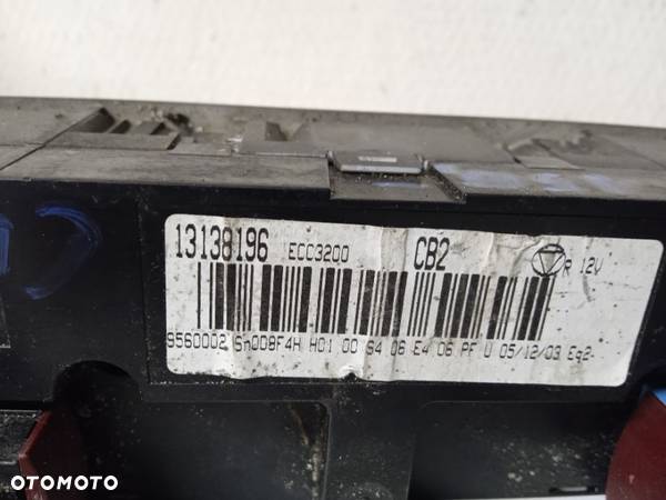 OPEL VECTRA C PANEL NAWIEWU KLIMATYZACJI CLIMATRONIC 13138196 - 3