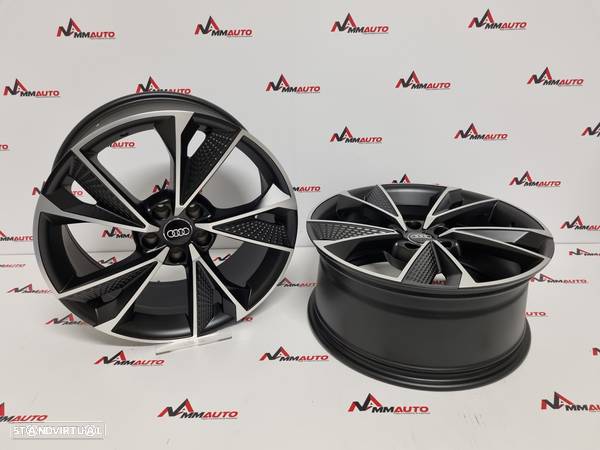 Jantes Audi RS7 2020 Preto Matte Polido 19 - 3