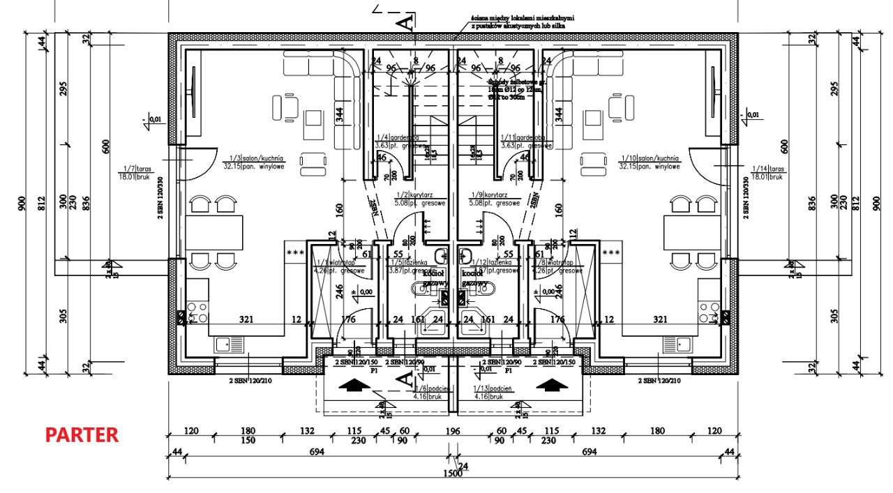 Osiedle Sportowe -nowe domki 98m2 z własną działką - Pełny obrazek: 5/7