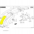 OSŁONA WYSYPU BLACHA CLAAS JAGUAR 800 0786770 - 1