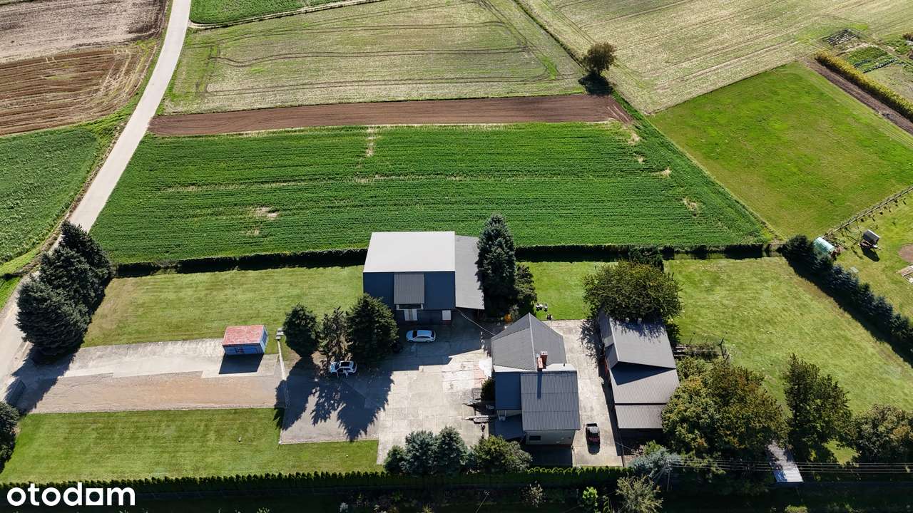 Nieruchomość z potencjałem inwestycyjnym - dom, hale, 1,42 ha ziemi-4
